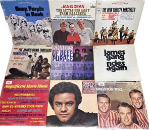 Vintage Vinyl Records  - Johnny Mathis, Best Of The Kingston Trio Vol. 2, James Bond Thrillers And More