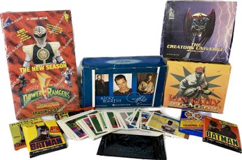 3 BOXES - The Creators Universe, Ken Kelly Stickers, Fleer 1995 Batman Forever 6 Trading Cards, And More