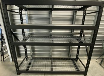 Heavy Duty, 4 Tier, Storage Racking From Whalen Storage (2,000lbs Capacity Per Shelf)-72Hx77Lx24W