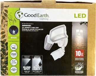 Good Earth Lighting Low Beam&high Beam Motion Activated Exterior House Light- NEW IN BOX