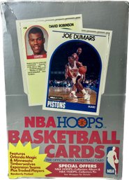 BOX BASKETBALL -1989-90 Unopened NBA Hoops Basketball Cards