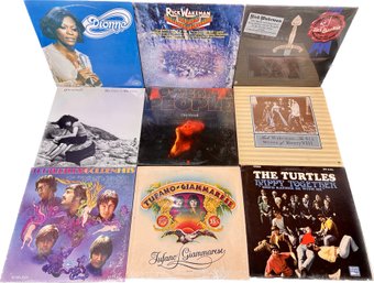 Vintage Vinyl Records - Gino Vannelli, Dionne, The Turtles, Rick Wakeman And More