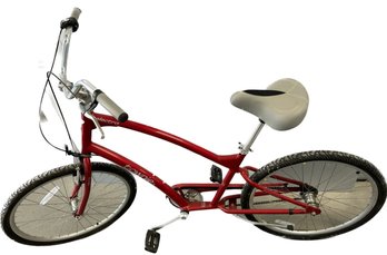 Red Bike Light7005 Aluminum Tigwelded By Electra Bicycle Co. - 68L X 44H