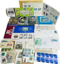 Jamaica 3 Cent Stamps, United Nations Postage And More