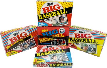 5 BOXES - Topps Big Baseball Cards 1st, 2nd, And 3rd Series