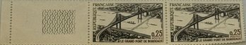 Republique Francaise Le Grand Pont De Bordeaux Stamp