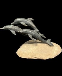 Swimming Dolphin Desk Decoration