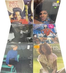 6 Unopened Vinyl Records From Linda Lewis, Inez Fox, Carolyn Franklin, Janie Fricke And More!