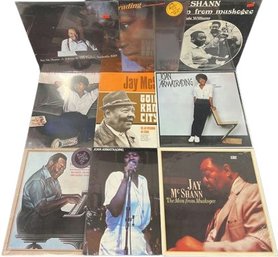 (9) Unopened Vinyl Records, Jay Mcshann And Joan Armatrading