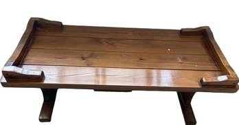 Solid Wood Coffee Table Varnished 170 H X 47 L X 21 Deep
