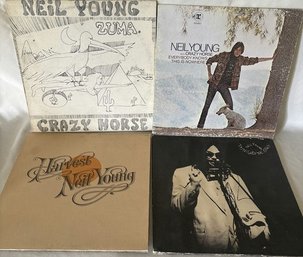 4 Neil Young Vinyl Records