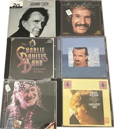 48 Vintage CDs - All Kinds Of Music, Country Music, Bobby Winton, Elton John, Willie Nelson And Many More