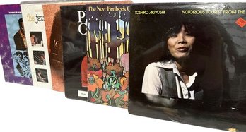 UNOPENED Vinyl Records (6)-Toshiko Akiyoshi, Brubeck, Tommy Flanagan