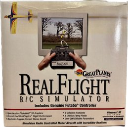 Great Planes Real Flight R/C Simulator W/windows 95 CD-ROM