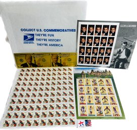 Pair Of 24K Gold Plated Donald Trump 100 Dollar Bills, Cary Grant Legends Of Hollywood 37 Cent Stamps & More