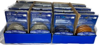 18ft Tube Lights Of Varying Colors In Boxes (24 Total)