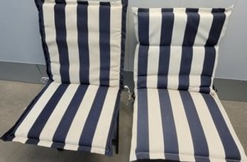 Iron Outdoor Folding Chairs With Cushions 18'21'31'