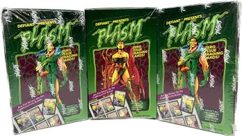 3 BOXES- Plasm Zero Issue Trading Cards - Defiant Presents