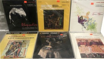 6 Unopened Living Stereo Vinyl Records- Gershwin, Stokowski