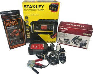 Black And Decker 6v & 12v Battery Maintainer/Charger, Stanley Re-chargeit Battery Maintainer/Charger, And More