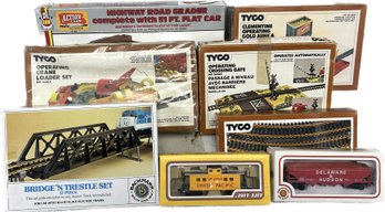 TYCO Train Tracks And Various Accessories.