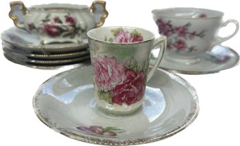 Wales Reg US Pat Off Made In Japan Rose Porcelain