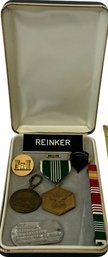 United States Of America Reinker Medal Collection And Dog Tag