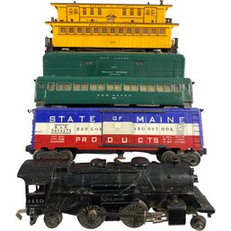 Model Train Collection Including Western & Atlantic, New Haven And Lionel (Approx. 11x3x3)