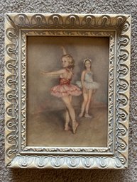 Framed Ballerinas Print By Fried Pal- 8x1x10