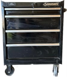 Husky 4 Drawer Tool Cabinet - Color Black, 30Lx18Wx34H