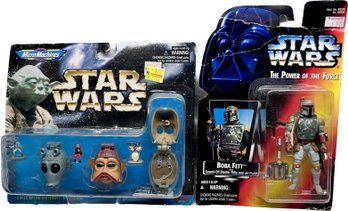 Star Wars Micro Machines Collection II And Star Wars The Power Of The Force Boba Fett Figure