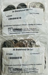 30 Statehood Quarter Set Uncirculated, 2 Bags