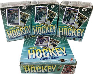 4 BOXES - 1990 Hockey Picture Cards