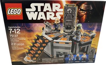 LEGO 75137 Star Wars Carbon-Freezing Chamber- New In Box, Some Visible Creasing, 231 Pcs