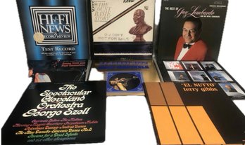 8 Vinyl Records-Guy Lombardo, El Nuttom, Sonny Stitt And Paul Gonsalves, 24 Karat Hits And Many More