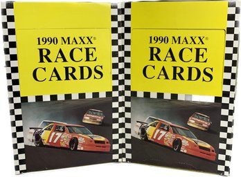 2 BOXES - 1990 Maxx Race Cards