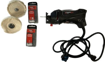 RotoZip RotoSaw SS355 Spiral Saw 30K RPM Freehand/Plunge Cutting With Extra Zip Bits - 10'