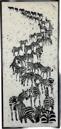 Zebra Cloth Print 31x14in