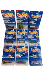 Collectible Hot Wheels 9 Pcs, Chevy Nomad, Olds 442 W-30, 1996 First Edition, Dodge Viper Rt/10 And More - 13'