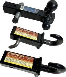 Reese Towpower 3 Way Ball Hitch With Two Receiver Tow Hooks From Haul Master