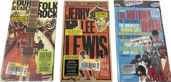 UNOPENED 1970s CD Collection Including Jerry Lee Lewis, Stevie Wonder, Bob Dylan
