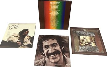 Vinyl Records Including: Superstars Of The 70’s (4), Nitty Gritty Dirt Band, Jim Croce & Donovan
