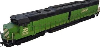 Burlington Northern Diesel Engine Model Train (12 In)