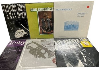 UNOPENED Vinyl Records (6)-Nick Brignola, Bob Brookmeyer, Ruby Braff