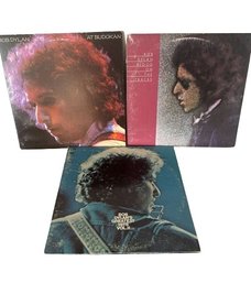 3 Bob Dylan Vinyl Records