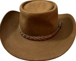 Men's Stetson Cowboy Hat Made From 3X Beaver-Size 7 1/8