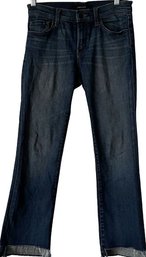 J BRAND Ladies Designer Jeans. No Size Label Appears To Be Extra Small. Capris Length.