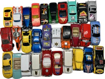 Collection Of Hot Wheels, Racing Champions, And MatchBox Cars