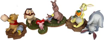 6 Pcs Figures Winnie The Pooh And Friends, Disney - 17'