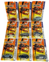 Matchbox Collectible 9 Pcs,  Mercedes-Benz SL55 AMG, Volvo XC 90, Porsche Cayenne And More - 13'